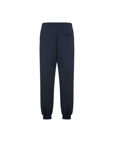 SUNS PANTALONE IN FELPA UOMO ALESSANDRO TAG CON COULISSE IN VITA DARK BLUE PFS63001U 225