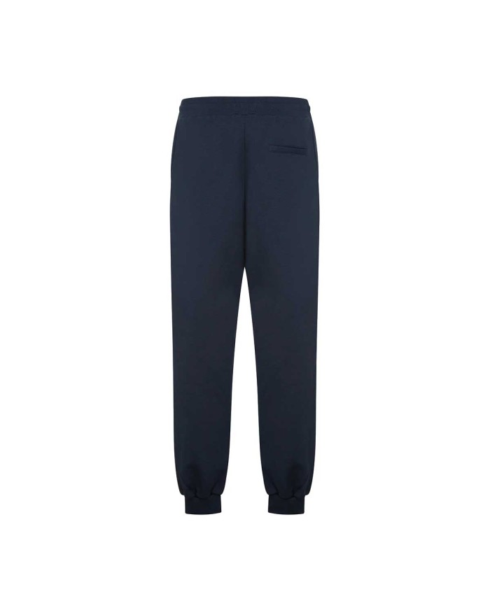 SUNS PANTALONE IN FELPA UOMO ALESSANDRO TAG CON COULISSE IN VITA DARK BLUE PFS63001U 225