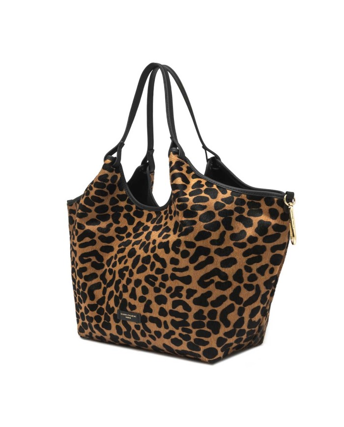 GIANNI CHIARINI SHOPPING BAG DUA LEO/NERO BS 11112 CAV-PL 225