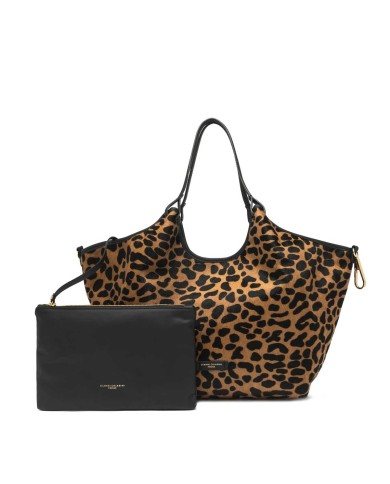 GIANNI CHIARINI SHOPPING BAG DUA LEO/NERO BS 11112 CAV-PL 225