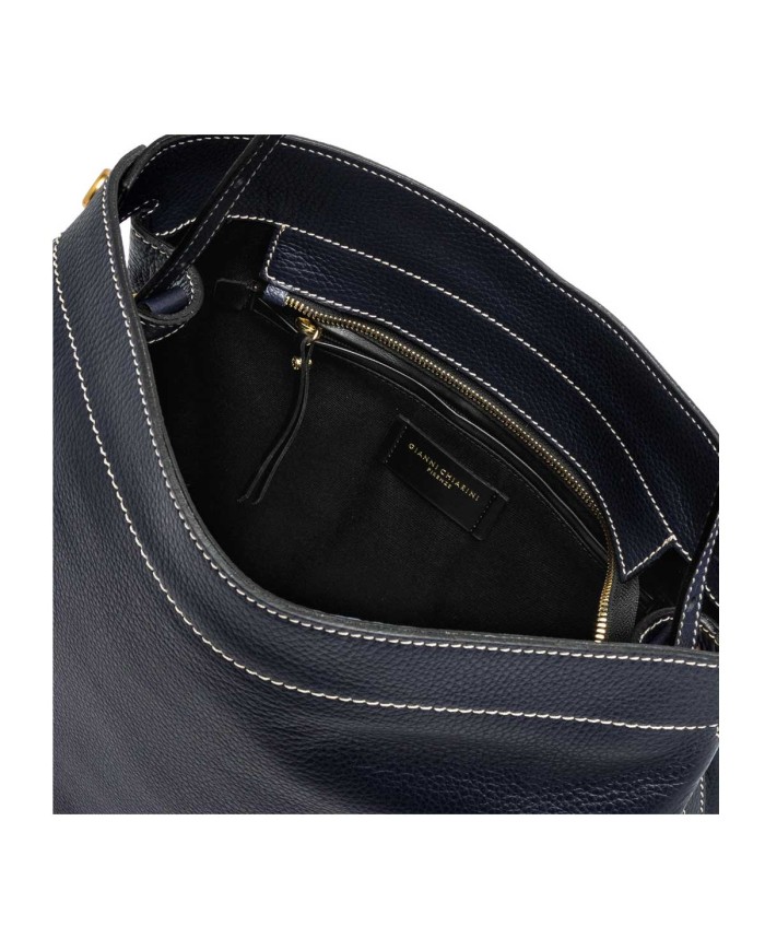 GIANNI CHIARINI SHOULDER BAG OTTAVIA NAVY BS 11292 225