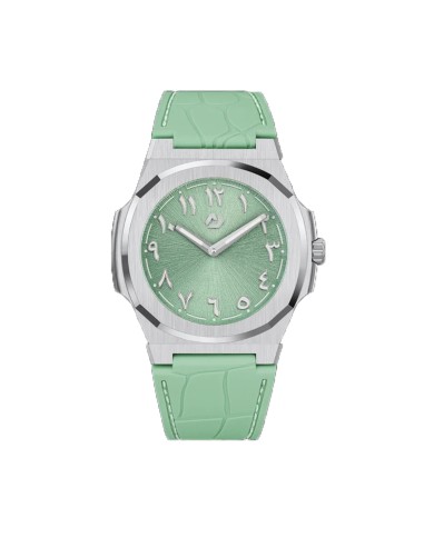 NUNCIER OFFICIAL OROLOGIO MONTRE SLIM 38MM MATCHA ARABIC