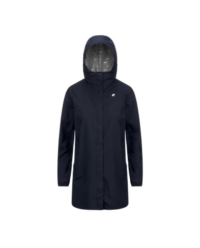 K-WAY GIACCA IMPERMEABILE DONNA SOPHIE STRETCH DOT JACKETS BLUE DEPTH K5127NW 225