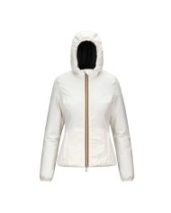 K-WAY GIACCA DONNA LILY ST WARM REVERSIBILE CORTO  WHITE/GARDENIA K6128TW