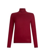 LIU-JO MAGLIA DONNA DOLCEVITA CON DETTAGLI IN LUREX PEPPER MF5229 225