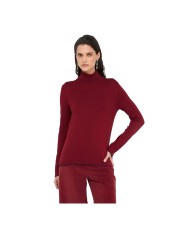LIU-JO MAGLIA DONNA DOLCEVITA CON DETTAGLI IN LUREX PEPPER MF5229 225