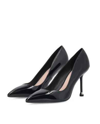 LIU-JO CALZATURE SCARPA DONNA DECOLLETE DEMI 04 IN VERNICE PATENT NERO SF5003 225