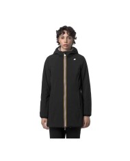 K-WAY GIACCA DONNA DENISE WRM REVERSIBILE MEDIO BLACK PURE/BEIGE CASHMERE K6128UW