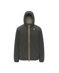 K-WAY GIACCA UOMO JACK ST WARM REVERSIBILE GREEN BLACKISH/GREEN OAK K6128VW