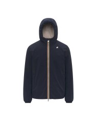 K-WAY GIACCA UOMO JACK ST WARM REVERSIBILE GREEN BLUE DEPTH/BEIGE CASHMERE  K6128VW