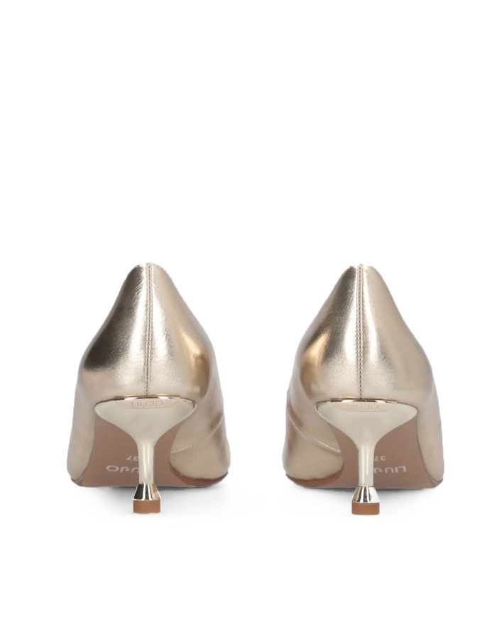 LIU-JO CALZATURE SCARPA DONNA DECOLLETE DEVA 04 IN MERTALLIC LIGHT GOLD SF5015 225