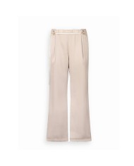 LIU-JO PANTALONI DONNA IN RASO CHAMPAGNE TF5192 225