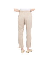 LIU-JO PANTALONI DONNA IN RASO CHAMPAGNE TF5192 225
