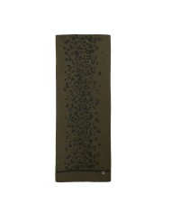 LIU-JO SCIARPA DONNA IN MAGLIA OLIVE NIGHT E NERO LUX TF5238 225