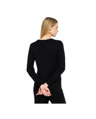 LIU-JO MAGLIA DONNA CHIUSA ECS LIU JO BETTER CON LOGO NERO TF5248 225