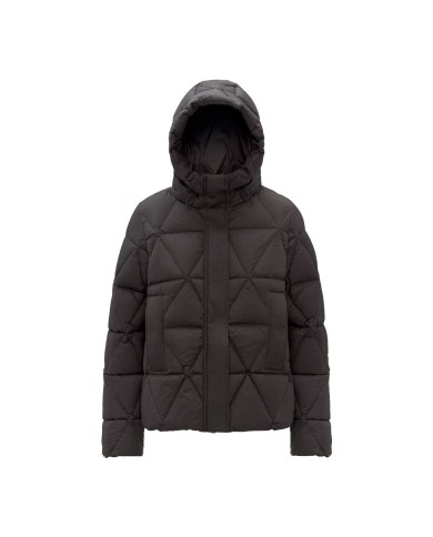 K-WAY PIUMINO CORTO DONNA LETHILLE THERMO MICROFIBER BLACK OLIVE COMBO K7136KW