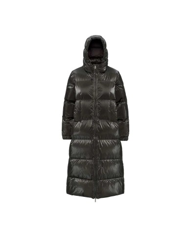 K-WAY PIUMINO LUNGO DONNA RUENNE THERMO PEARLY BLACK OLIVE COMBO  K7136LW