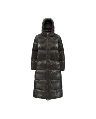 K-WAY PIUMINO LUNGO DONNA RUENNE THERMO PEARLY BLACK OLIVE COMBO  K7136LW