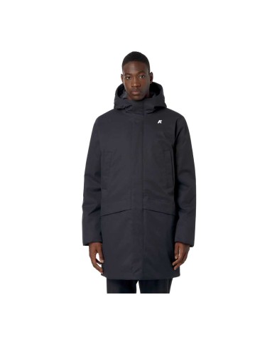 K-WAY GIACCA CORTA UOMO JARNO TWILL MARMOTTA BLUE D/BLUE A K8133FW