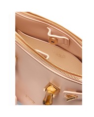 LIU-JO BORSA DONNA LIU JO SATCHEL BAG CON TRACOLLA E MANICI EFFETTO BAMBOO ROSA CIPRIA AA5077 125
