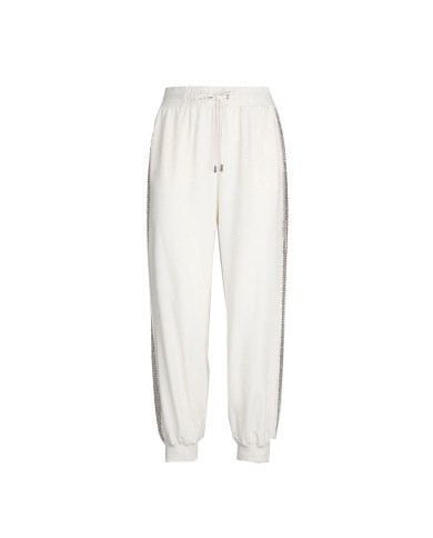 LIU-JO PANTALONE DONNA ECS LUNGO JOGGING CON PAILLETTES NUAGE TA5264 125