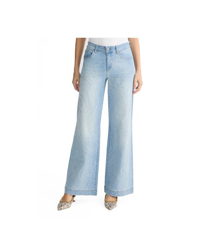 LIU-JO JEANS DONNA ECS AUTHENTIC FLARE DENIM LIGHT BLUE UA5158 125