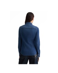 LIU-JO CAMICIA DONNA COVER IN DENIM WASH DARK BLUE UXX0456 125