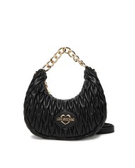MOSCHINO HANDBAG CON TRACOLLA QUILTED PU NERO JC4014 225