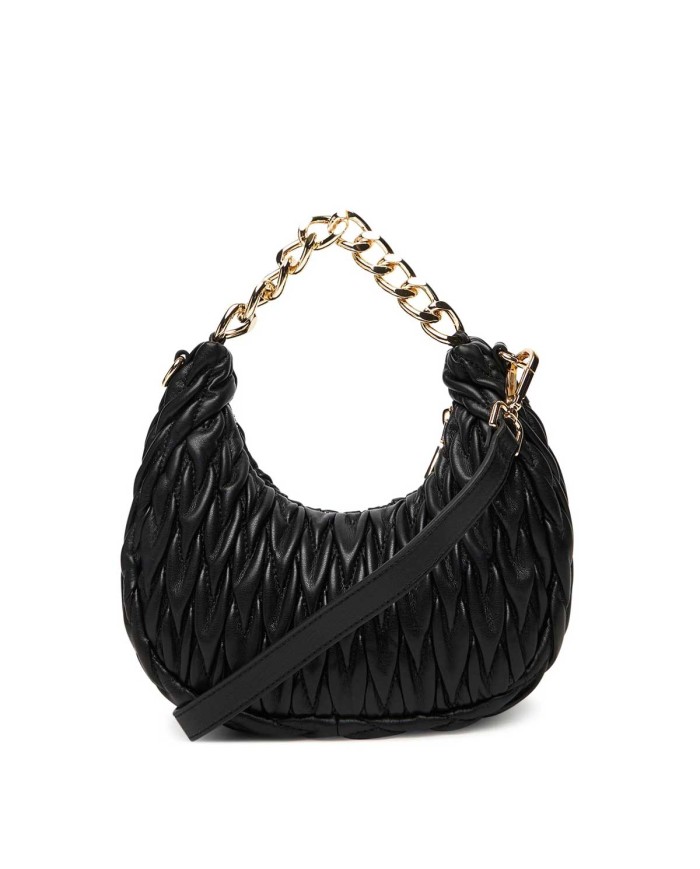 MOSCHINO HANDBAG CON TRACOLLA QUILTED PU NERO JC4014 225