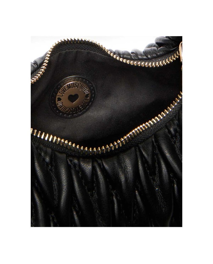 MOSCHINO HANDBAG CON TRACOLLA QUILTED PU NERO JC4014 225