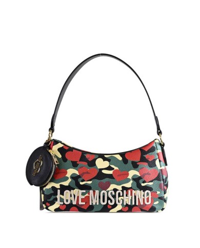 MOSCHINO MINI SHOULDER BAG PU STAMPA CAMOUFLAGE/ NERO JC4104 225