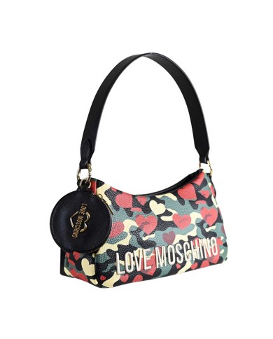 MOSCHINO MINI SHOULDER BAG PU STAMPA CAMOUFLAGE/ NERO JC4104 225