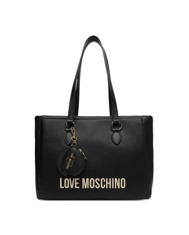 MOSCHINO SHOPPING BAG PU NERO JC4105 225