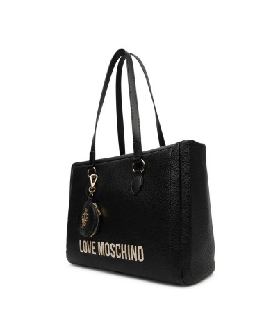 MOSCHINO SHOPPING BAG PU NERO JC4105 225