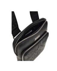 GUESS BORSELLO UOMO BOSTON CROSSBODY FLAT BLACK HWBOMG 225