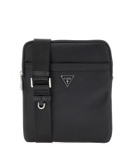 GUESS BORSELLO UOMO MILANO CROSSBODY FLAT BLACK HMECSA 225