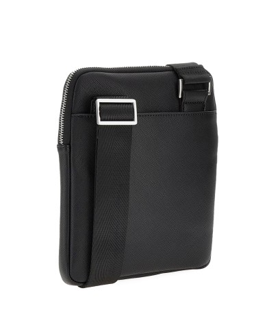 GUESS BORSELLO UOMO MILANO CROSSBODY FLAT BLACK HMECSA 225