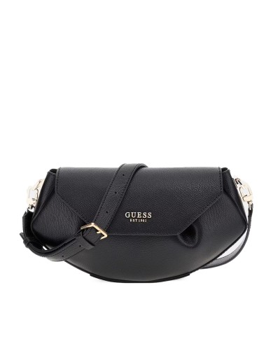 GUESS BORSA DONNA AMORETTE CROSSBODY FLAP BAG BLACK  HWBG78 225