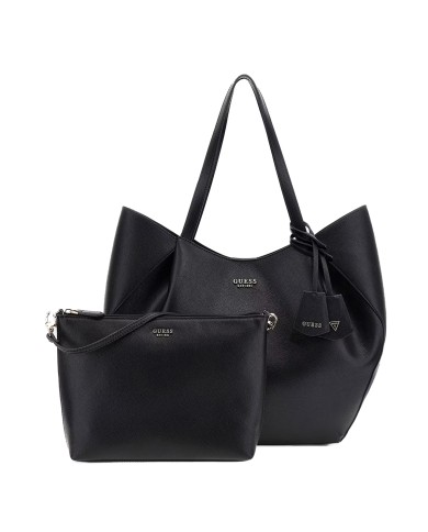GUESS BORSA DONNA AMORETTE SHOPPER BAG CON POCHETTE BLACK  HWBG78 225