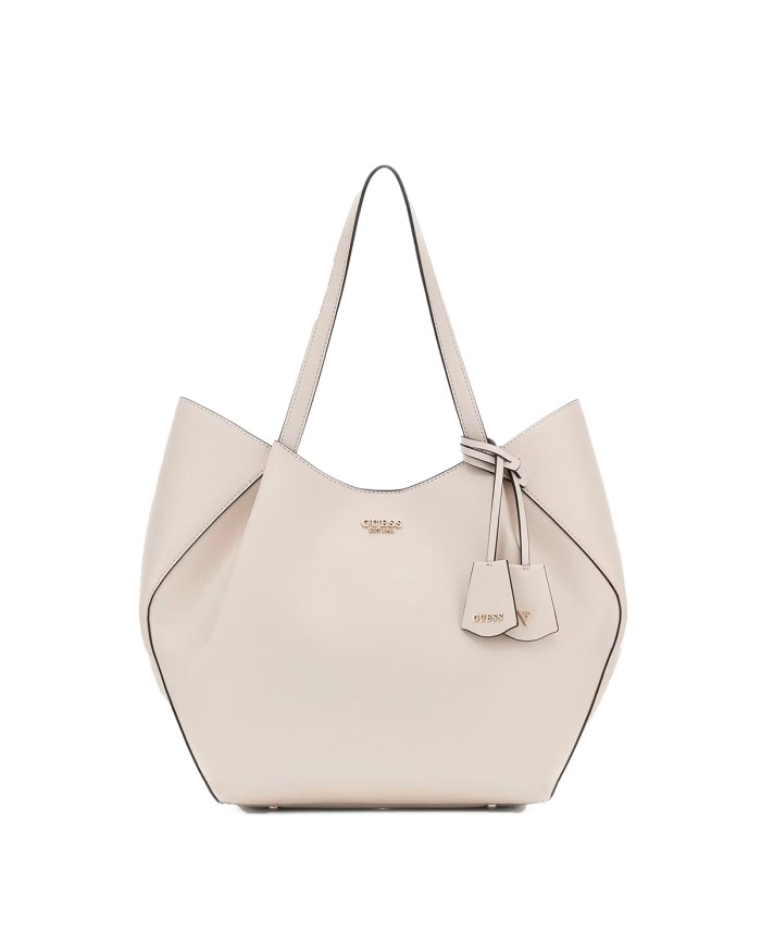 GUESS BORSA DONNA AMORETTE SHOPPER BAG CON POCHETTE LIGHT TAUPE HWBG78 225