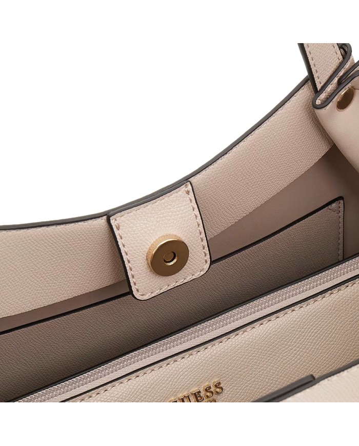 GUESS BORSA DONNA AMORETTE SHOPPER BAG CON POCHETTE LIGHT TAUPE HWBG78 225