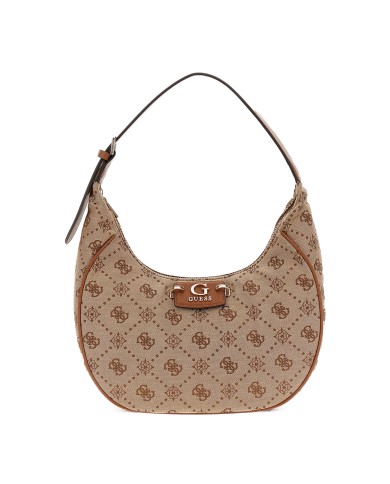 GUESS BORSA DONNA NEDA HOBO SHOULDER BAG LATTE LOGO HWJP96 225