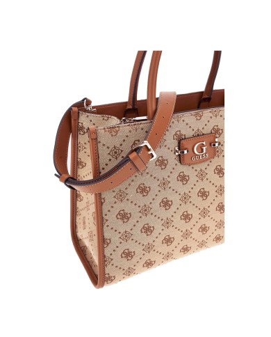 GUESS BORSA DONNA NEDA TOTE BAG DUE SCOMPARTI LATTE LOGO HWJP96 225