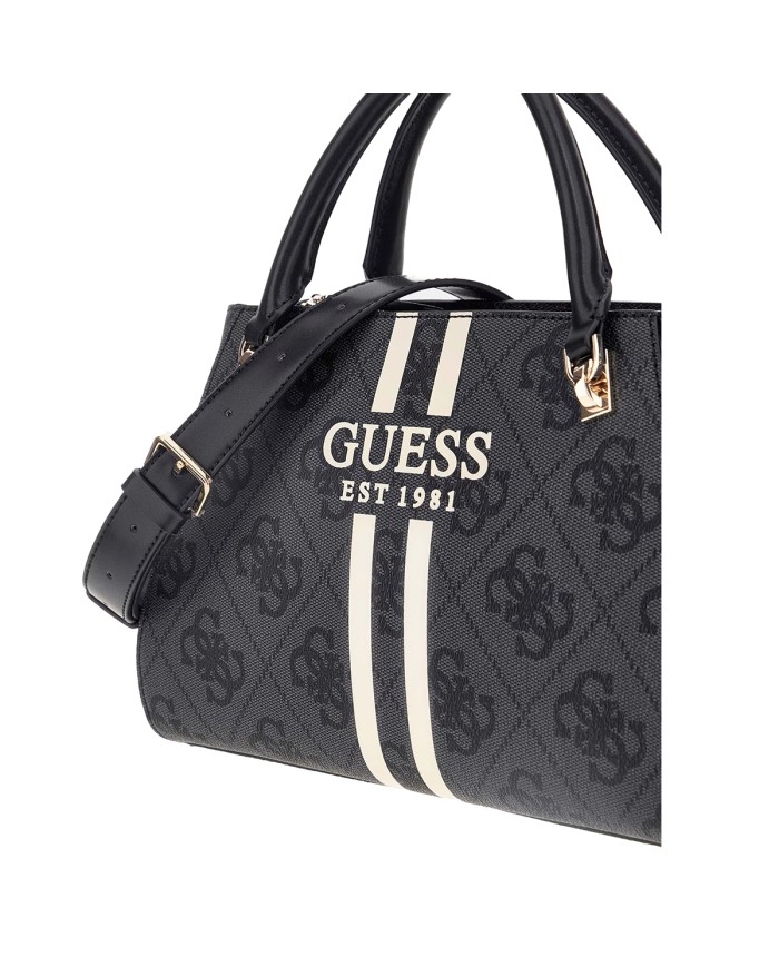 GUESS BORSA DONNA NOELLE II LUXURT SATCHEL BAG BLACK HWOS96 225