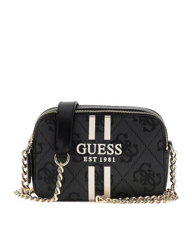 GUESS BORSA DONNA NOELLE II CROSSBODY CAMERA COAL LOGO HWOS96 225