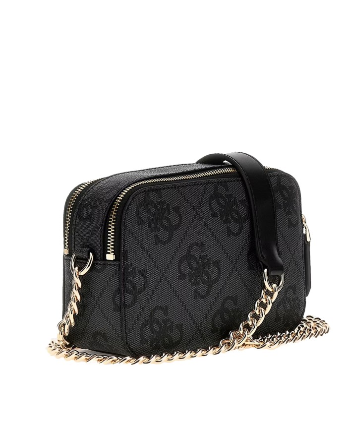 GUESS BORSA DONNA NOELLE II CROSSBODY CAMERA COAL LOGO HWOS96 225