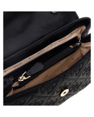 GUESS BORSA DONNA CROSSBODY FLAP BAG ADELASIA BLACK HWQL96 225
