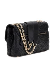 GUESS BORSA DONNA CROSSBODY FLAP BAG ADELASIA BLACK HWQL96 225
