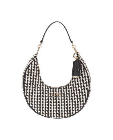 GUESS BORSA DONNA HOBO SHOULDER BAG INTRECCIATA MIREMA BLACK MULTI HWWG96 225