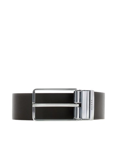 GUESS CINTURA UOMO BELT ADJ REVERSIBILE MILANO BEIGE / BROWN MULTI BMAGLO 225